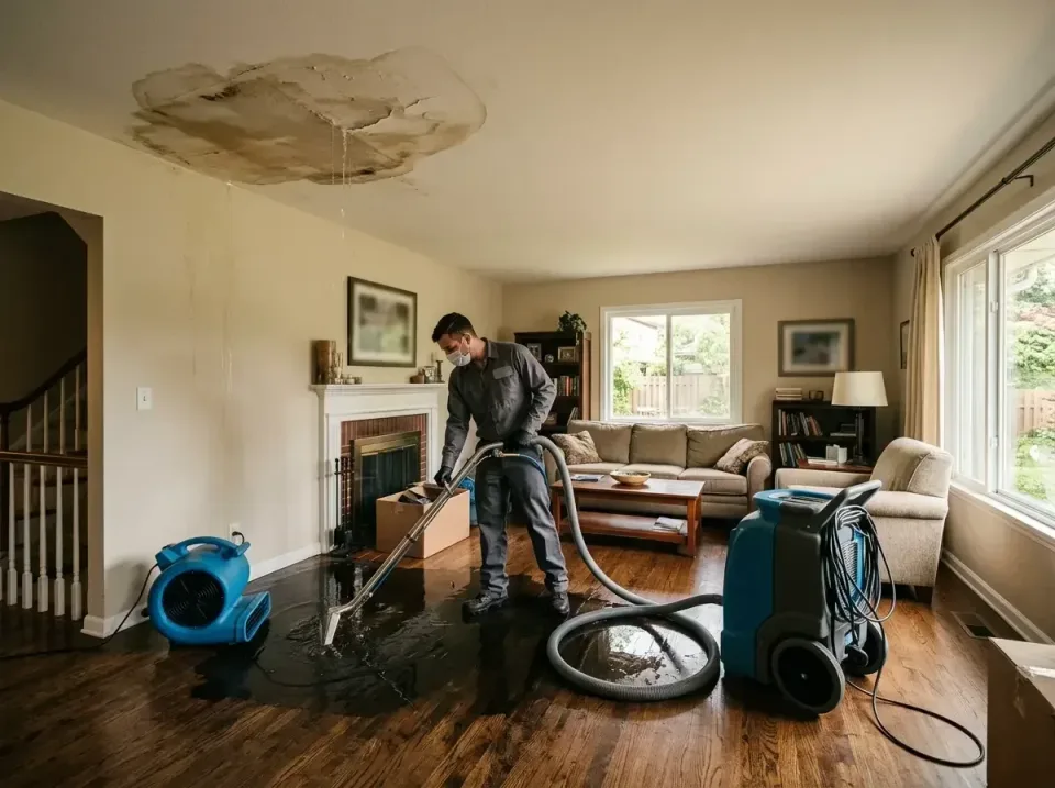attic-pipe-burst-ceiling-drip-008 — frequently asked questions, Water Damage Restoration & Carpet Care in New Richmond, OH